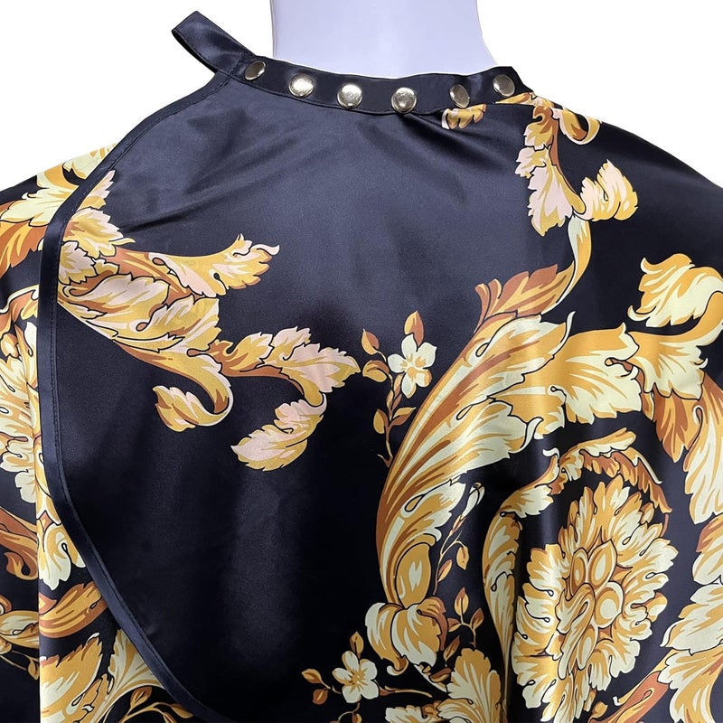 CapeshionPro Barber Capes for Men Hair Cutting Salon Capes with Snaps Hairdresser Gown Stylist Cape- 63”× 56” - Image 2
